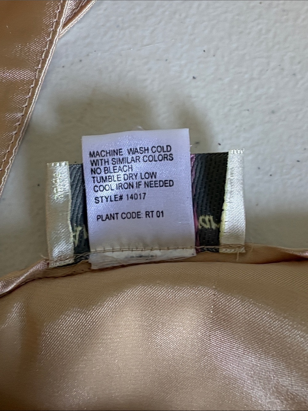 Amanda Stewart Intimates Women's Champagne Satin Night Dress Size L - Picture 7 of 7